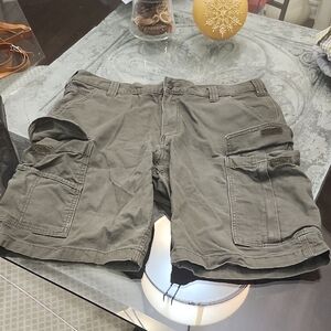 Carhart X Vintage Men's Soft Canvas Carpenter Cargo Shorts Like New 36